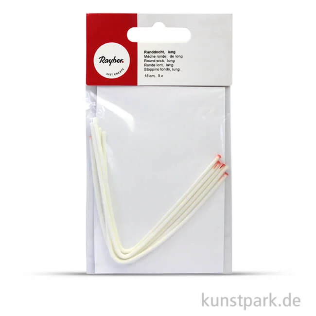 Artikelbild 1 des Artikels “Runddocht für Bienenwachskerzen, 15 cm, 5 Stück “