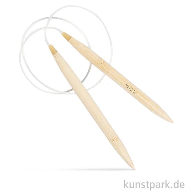 Artikelbild 1 des Artikels “Rundstricknadel aus Bambus - Länge 80 cm, 1 Paar Nr. 10“
