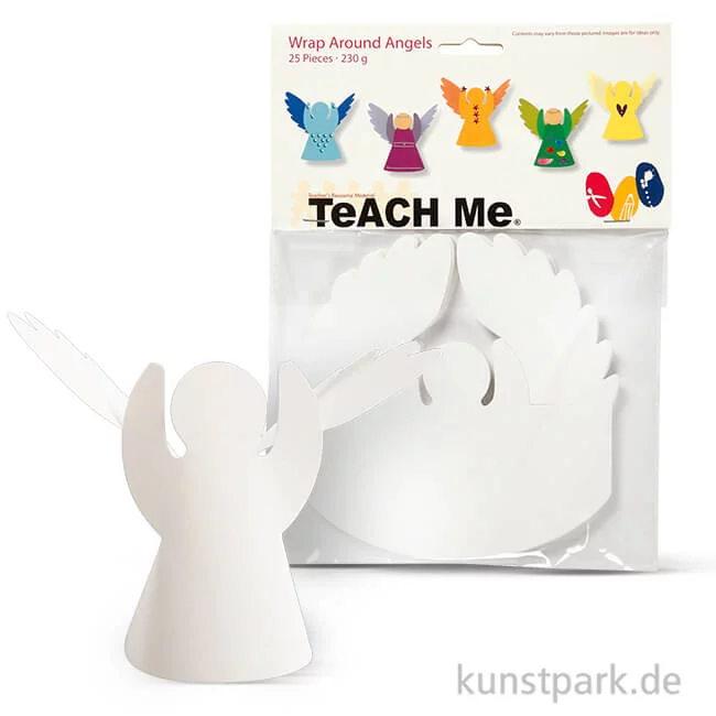 Artikelbild 1 des Artikels “Rundum Engel aus kräftigem Karton, Höhe 10,5 cm, 25 Stück “