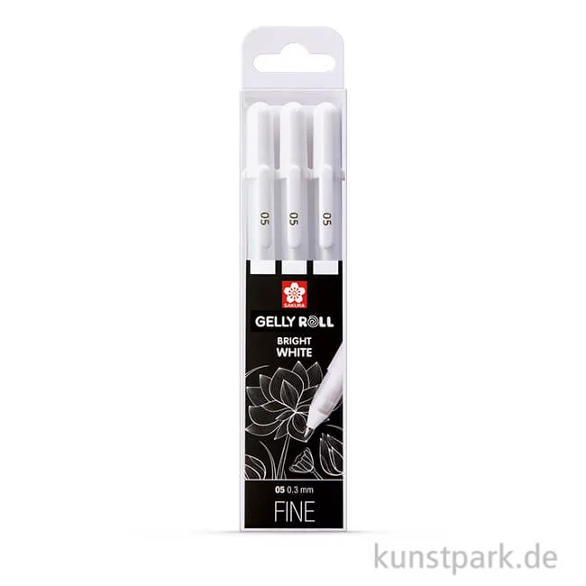 Artikelbild 1 des Artikels “Sakura Gelly Roll 3er Set - weiß Fine “
