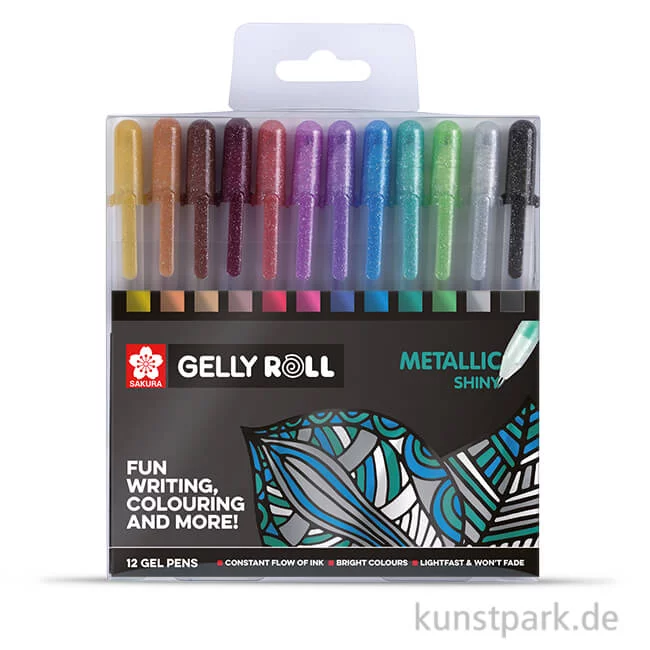 Artikelbild 1 des Artikels “Sakura Gelly Roll Metallic 12er Set “