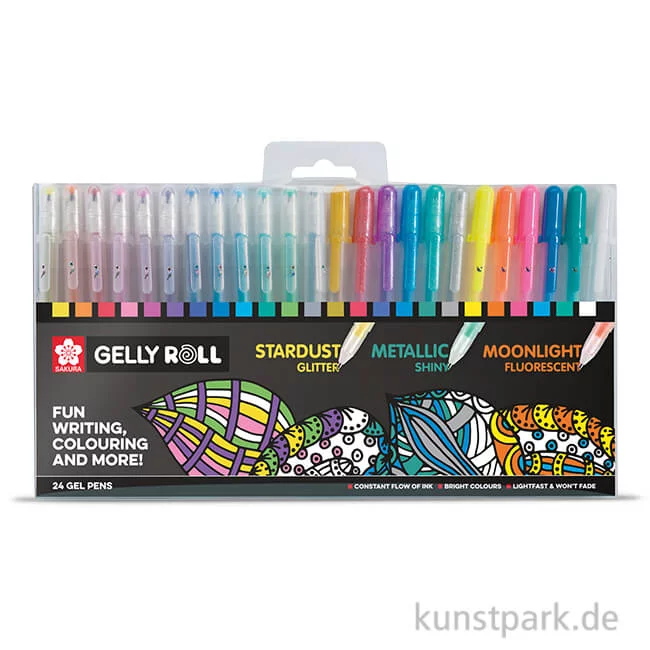 Artikelbild 1 des Artikels “Sakura Gelly Roll Metallic 24er Set “