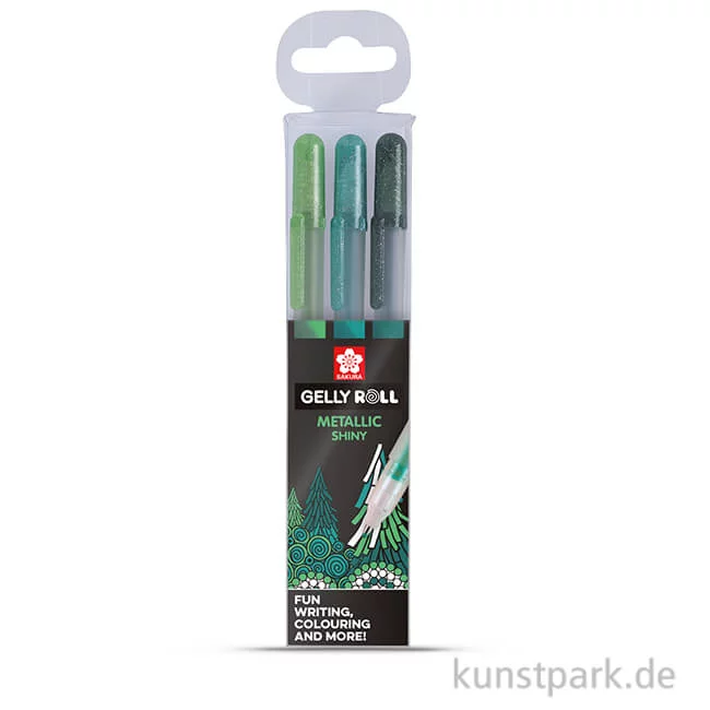 Artikelbild 1 des Artikels “Sakura Gelly Roll Metallic 3er Set - Forest “
