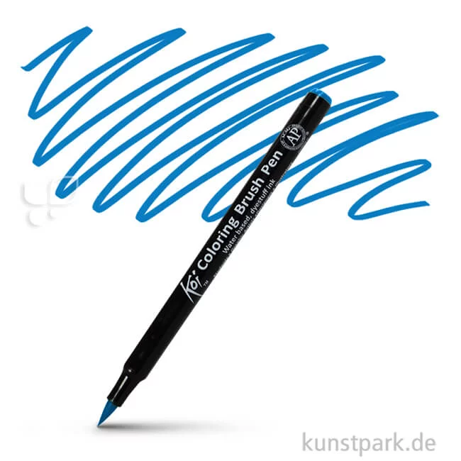 Artikelbild 1 des Artikels “Sakura Koi Coloring Brush Pen Einzelstift | Steel Blue“