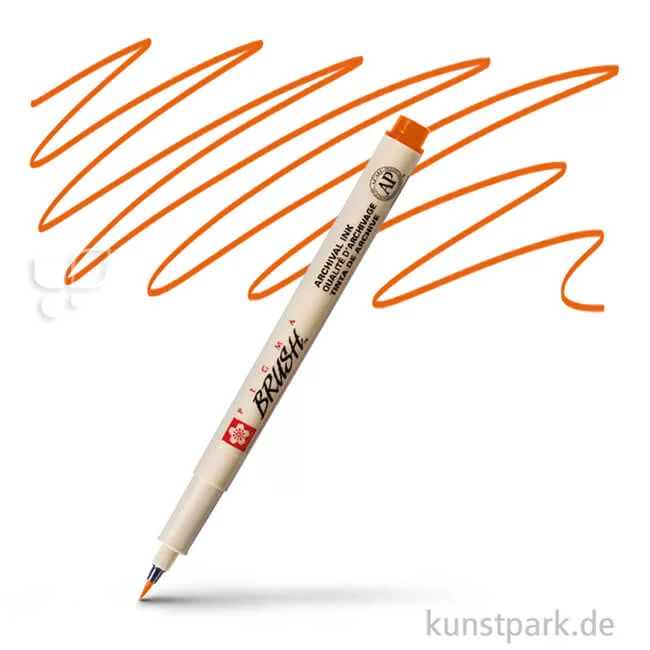Artikelbild 1 des Artikels “Sakura PIGMA Brush Pen Einzelstift | 5 Orange“