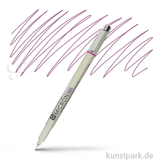 Artikelbild 1 des Artikels “Sakura PIGMA Micron Fineliner 0,2 mm Einzelstift | 24 Lila“