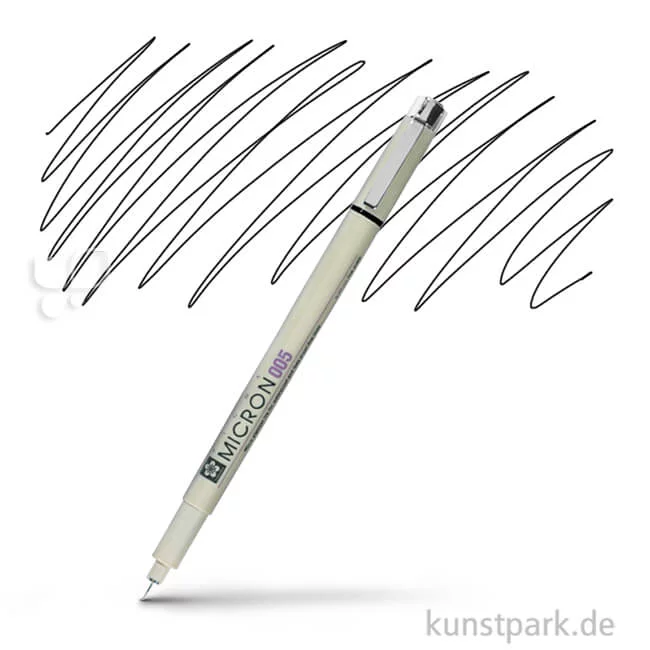 Artikelbild 1 des Artikels “Sakura PIGMA Micron Fineliner 0,2 mm Einzelstift | 49 Schwarz“