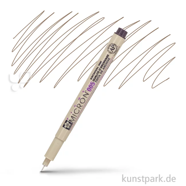 Artikelbild 1 des Artikels “Sakura PIGMA Micron Fineliner 0,2 mm Einzelstift | 117 Sepia“