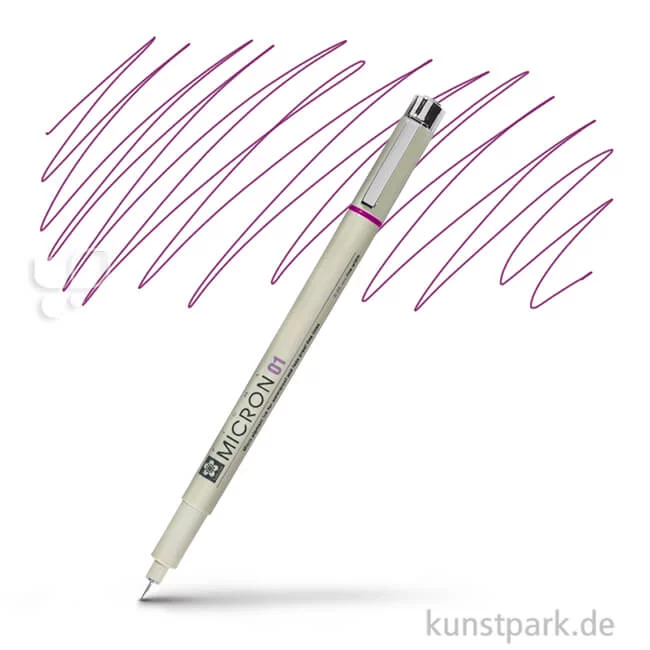 Artikelbild 1 des Artikels “Sakura PIGMA Micron Fineliner 0,25 mm Einzelstift | 24 Lila“
