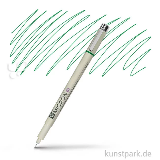 Artikelbild 1 des Artikels “Sakura PIGMA Micron Fineliner 0,25 mm Einzelstift | 29 Grün“