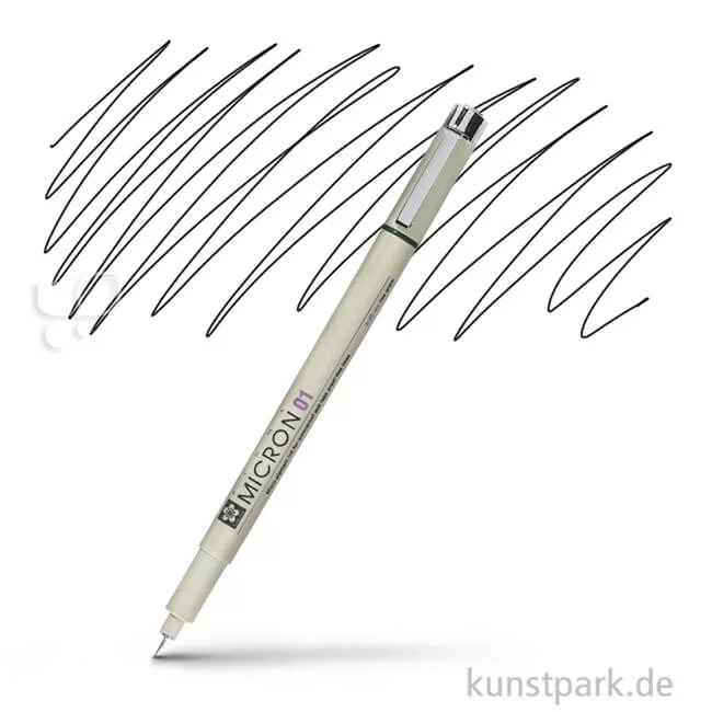 Artikelbild 1 des Artikels “Sakura PIGMA Micron Fineliner 0,25 mm Einzelstift | 49 Schwarz“