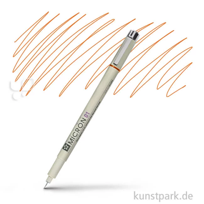Artikelbild 1 des Artikels “Sakura PIGMA Micron Fineliner 0,25 mm Einzelstift | 5 Orange“