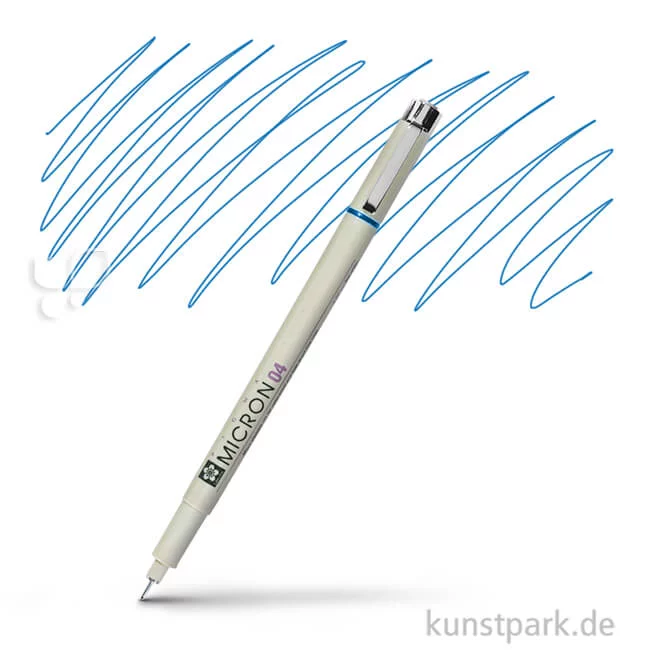 Artikelbild 1 des Artikels “Sakura PIGMA Micron Fineliner 0,4 mm Einzelstift | 36 Blau“