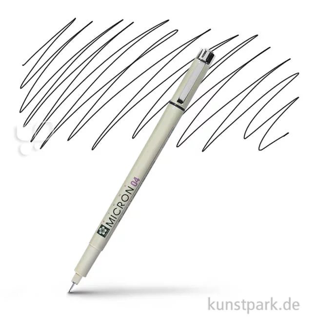 Artikelbild 1 des Artikels “Sakura PIGMA Micron Fineliner 0,4 mm Einzelstift | 49 Schwarz“