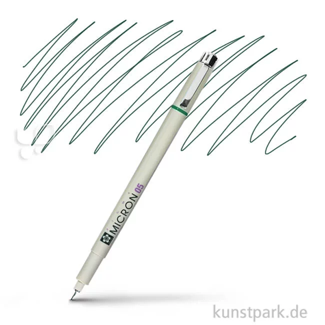 Artikelbild 1 des Artikels “Sakura PIGMA Micron Fineliner 0,45 mm Einzelstift | 230 Waldgrün“