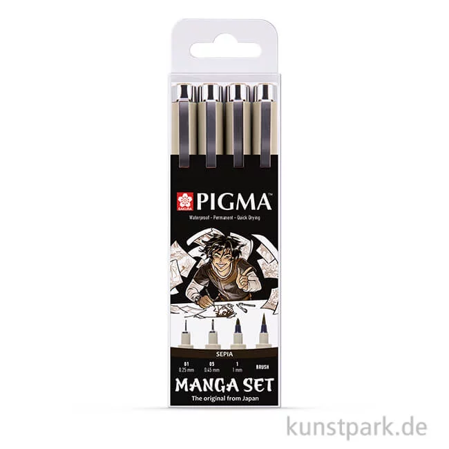 Artikelbild 1 des Artikels “Sakura PIGMA Micron Manga Set, 4-teilig “