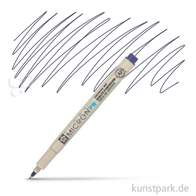 Artikelbild 1 des Artikels “Sakura PIGMA Micron PN Einzelstift | Blau Schwarz“