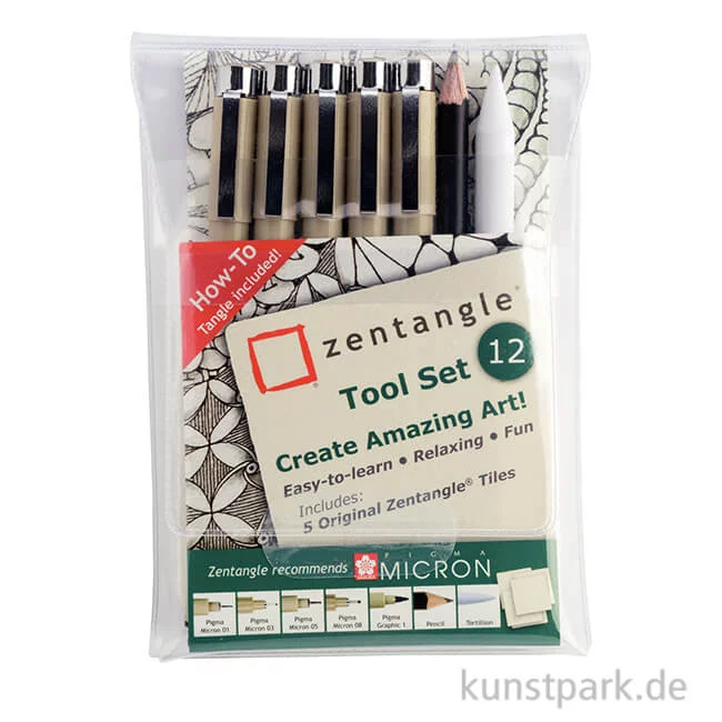 Artikelbild 1 des Artikels “Sakura ZENTANGLE Tool Set 12-teilig “