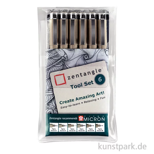 Artikelbild 1 des Artikels “Sakura ZENTANGLE Tool Set 6-teilig “