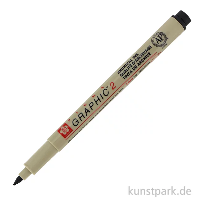 Artikelbild 1 des Artikels “Sakura PIGMA Graphic Pen, schwarz 2 mm“