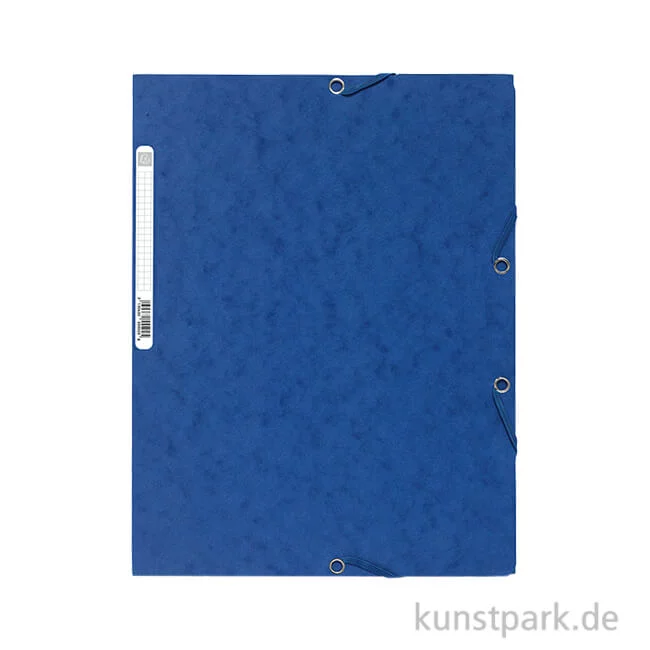 Artikelbild 1 des Artikels “Sammelmappe aus Manilakarton mit Gummiverschluss, DIN A4 Blau“