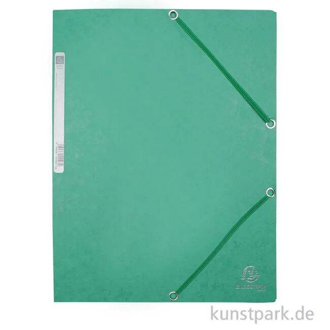 Artikelbild 1 des Artikels “Sammelmappe aus Manilakarton mit Gummiverschluss, DIN A4 Grün“