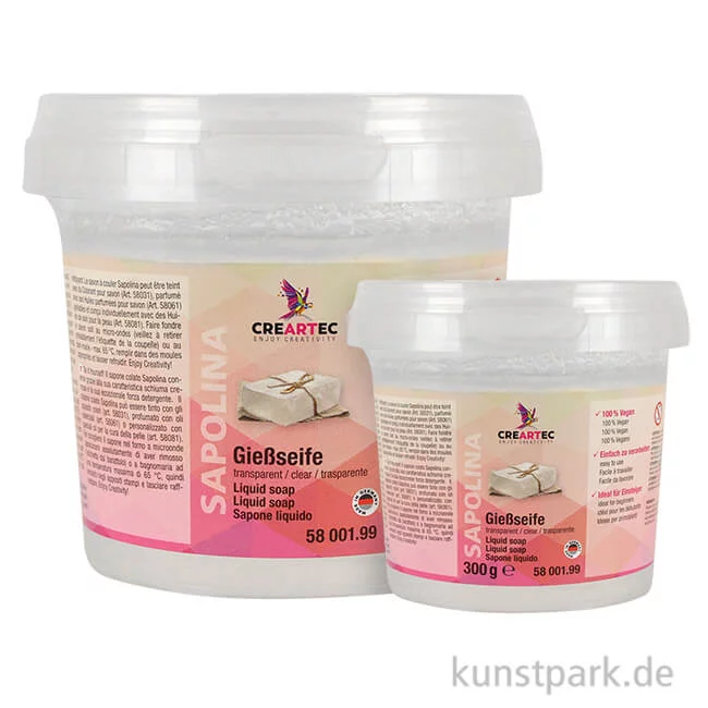 Artikelbild 1 des Artikels “Sapolina - Gießseife zum Seifengießen, transparent “