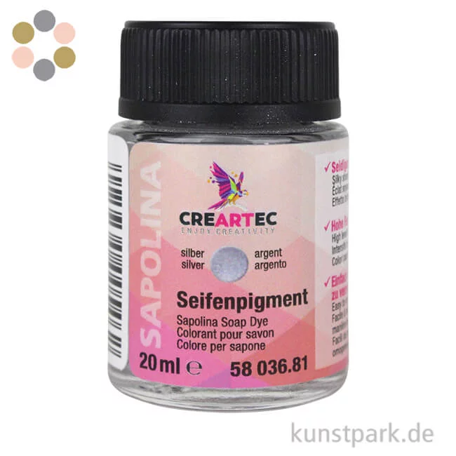 Artikelbild 1 des Artikels “Sapolina - Seifenfarbe metallic, 20 ml “