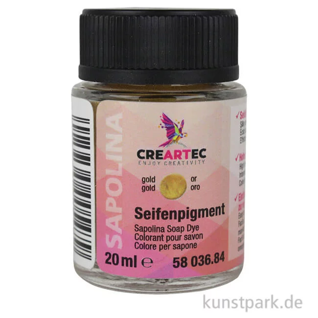 Artikelbild 1 des Artikels “Sapolina - Seifenfarbe metallic, 20 ml Gold“