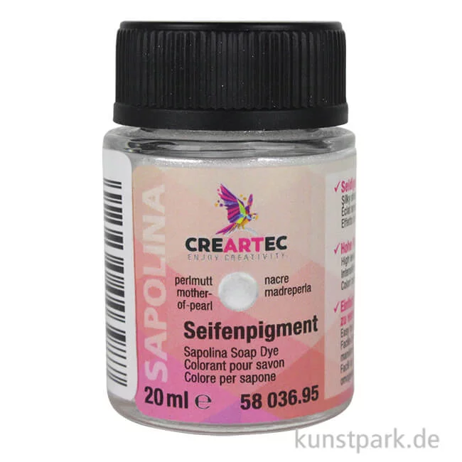 Artikelbild 1 des Artikels “Sapolina - Seifenfarbe metallic, 20 ml Perlmutt“