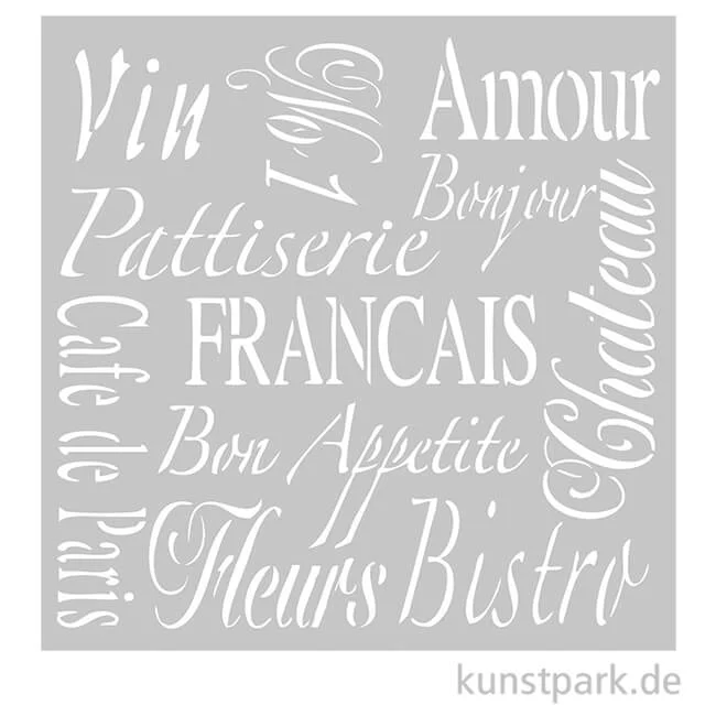 Artikelbild 1 des Artikels “Schablone 30,5x30,5 cm - French Living “