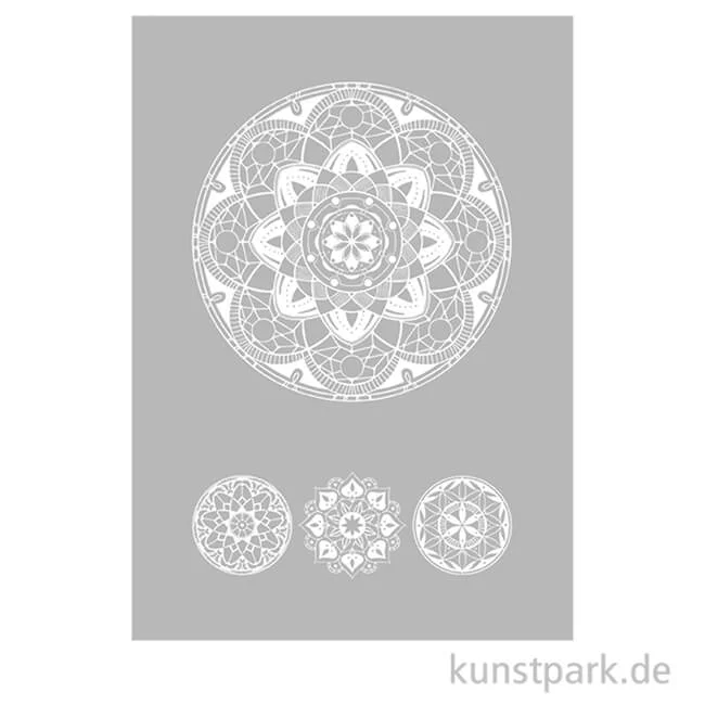 Artikelbild 1 des Artikels “Schablone Art of Mandala DIN A5, inklusive Rakel “