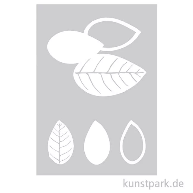 Artikelbild 1 des Artikels “Schablone - Blätter, mit Rakel, DIN A5 “
