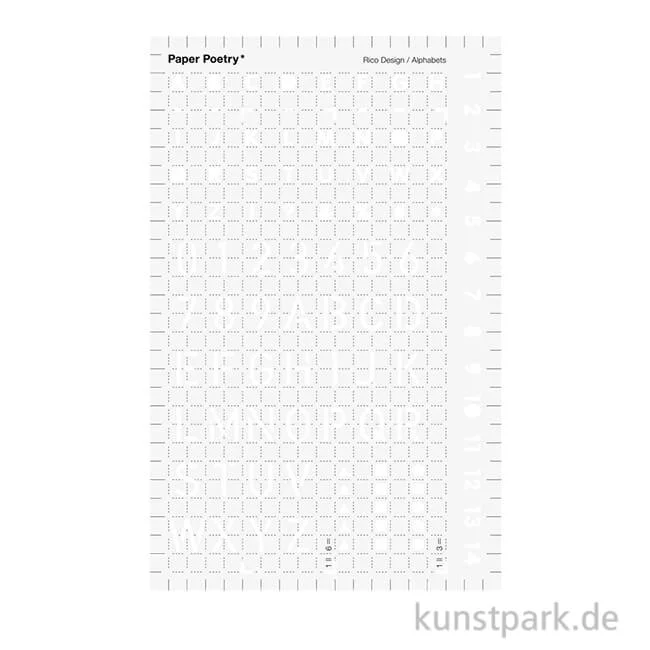 Artikelbild 1 des Artikels “Schablone Bullet Diary - Buchstaben “