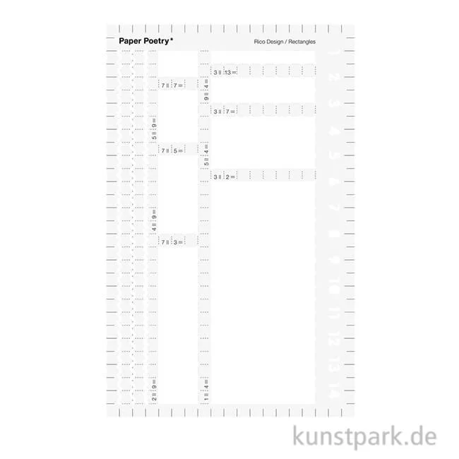 Artikelbild 1 des Artikels “Schablone Bullet Diary - Rechteck “