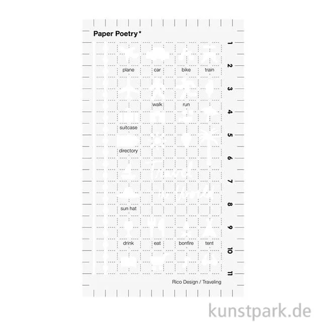 Artikelbild 1 des Artikels “Schablone Bullet Diary - Travel “