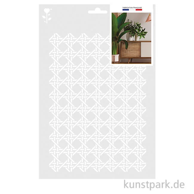 Artikelbild 1 des Artikels “Schablone - Flechtmuster, 20 x 30 cm “