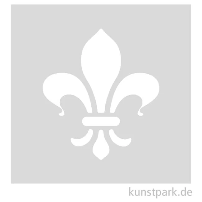 Artikelbild 1 des Artikels “Schablone - Fleur de lis, Größe 98x110 mm “