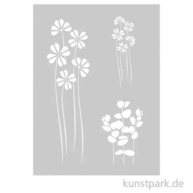 Artikelbild 1 des Artikels “Schablone - Flower Mix, 15 x 20 cm “