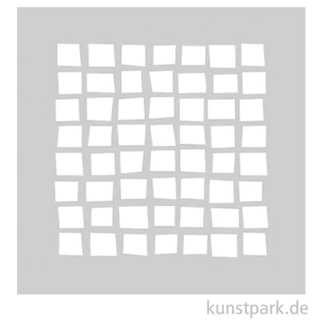 Artikelbild 1 des Artikels “Schablone - Irre Quadrate, Größe 110x110 mm “