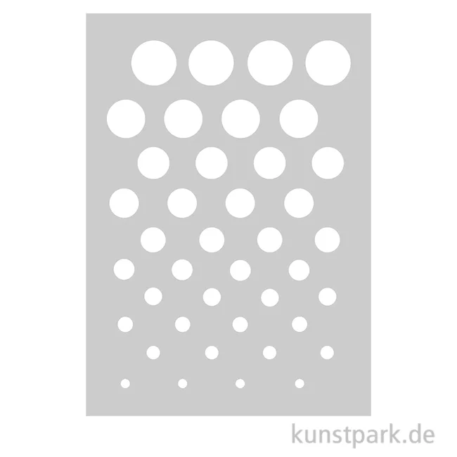 Artikelbild 1 des Artikels “Schablone - Muster Circles, A5 “
