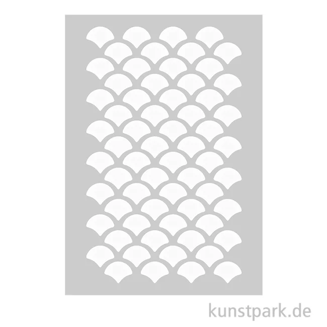 Artikelbild 1 des Artikels “Schablone - Muster Scales, A5 “