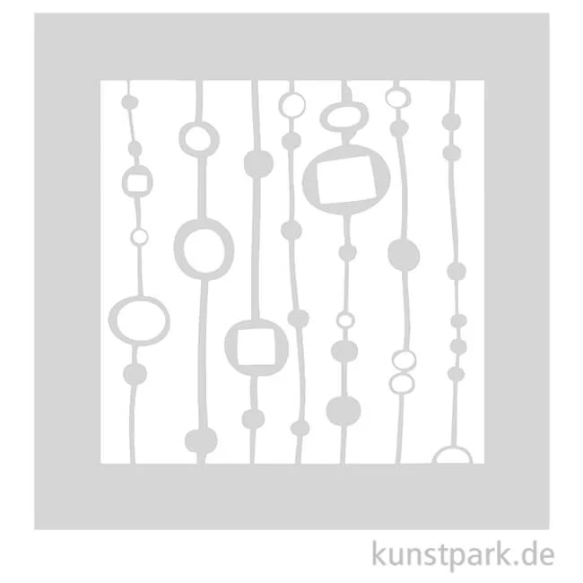 Artikelbild 1 des Artikels “Schablone - Perlvorhang, Größe 110x110 mm “