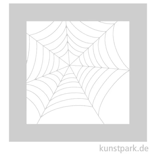 Artikelbild 1 des Artikels “Schablone - Spinnennetz, Größe 110x110 mm “