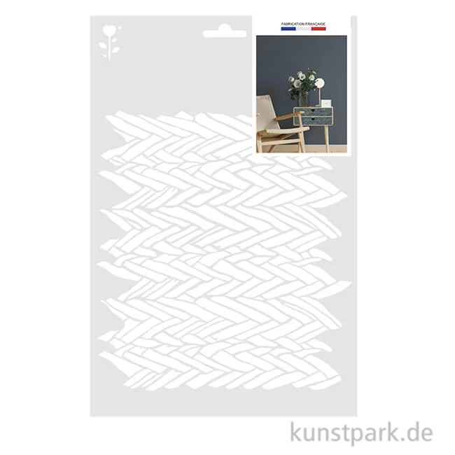 Artikelbild 1 des Artikels “Schablone - Webmuster, 20 x 30 cm “