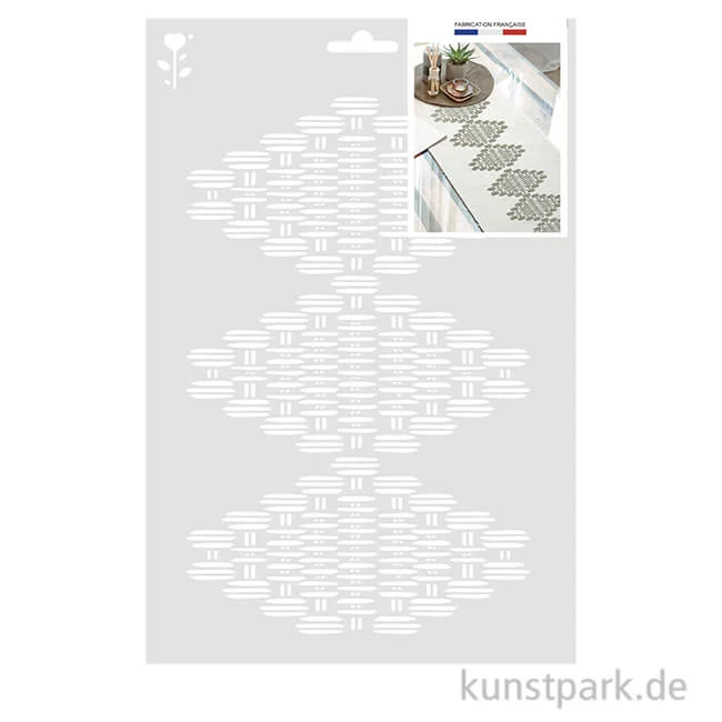 Artikelbild 1 des Artikels “Schablone - Weidenmuster, 20 x 30 cm “