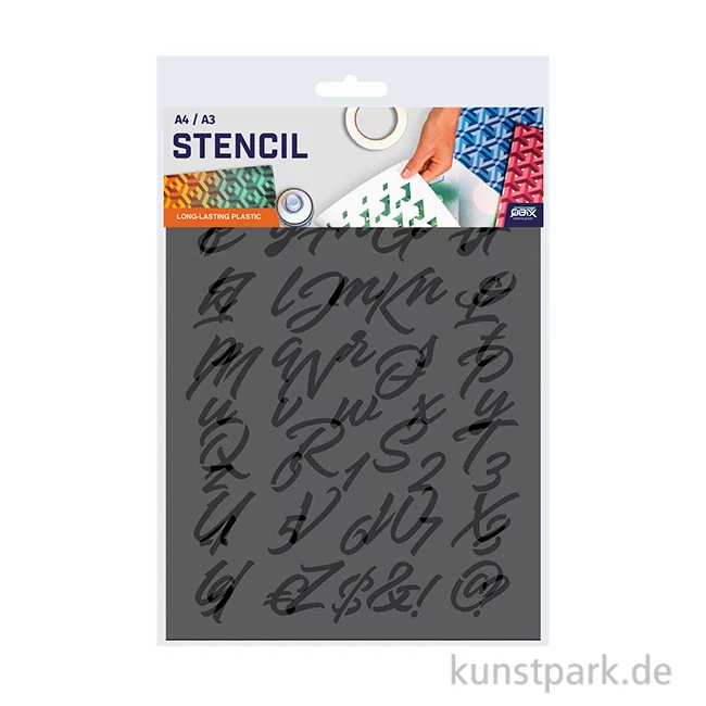 Artikelbild 1 des Artikels “Schablonen - Alphabet Set, Groß + Kleinbuchstaben, Ornamental, A4 “