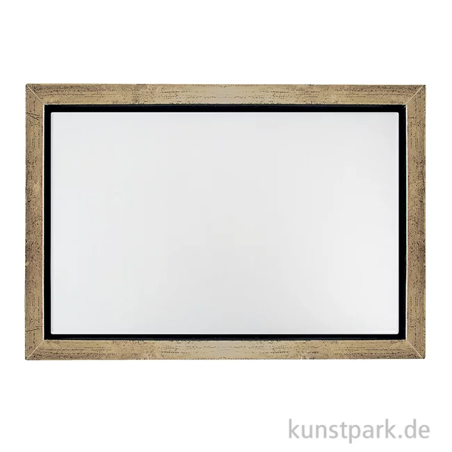 Artikelbild 1 des Artikels “Schattenfugenrahmen mit Keilrahmen - Gold 60 x 80 cm“