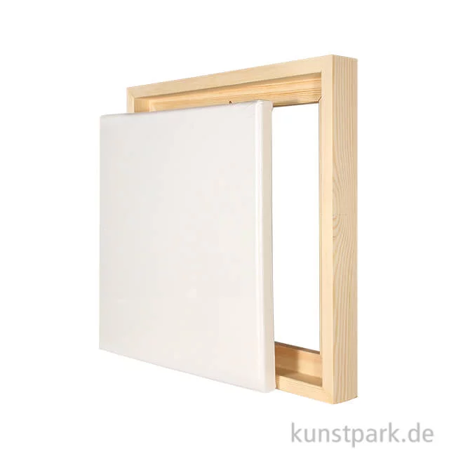Artikelbild 1 des Artikels “Schattenfugenrahmen mit Keilrahmen - Natur 30 x 30 cm“
