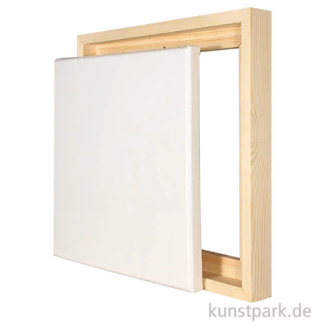 Artikelbild 1 des Artikels “Schattenfugenrahmen mit Keilrahmen - Natur 50 x 50 cm“